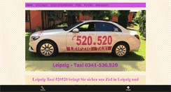 Desktop Screenshot of leipzig-taxi-520520.de